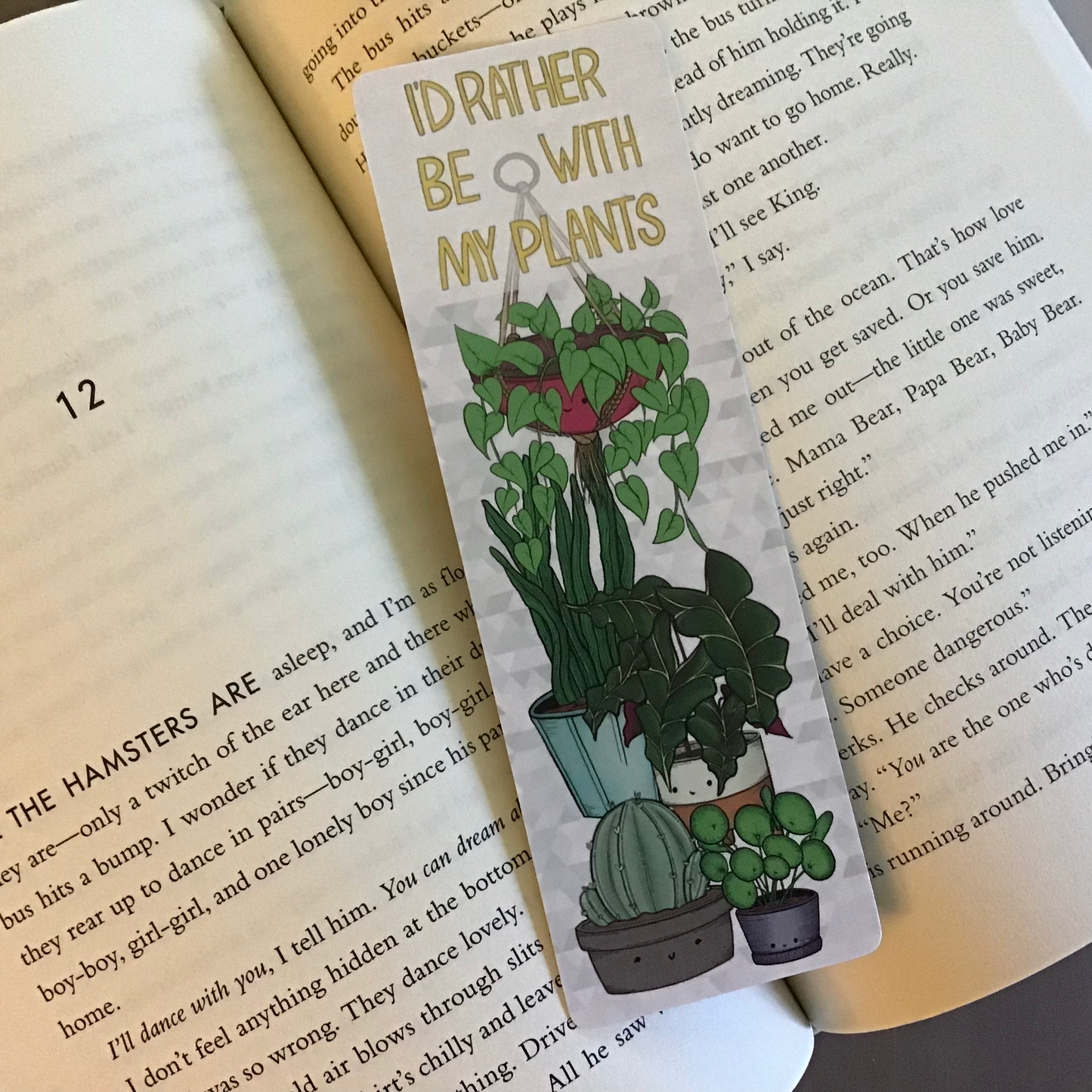 Bookmark - I'd Rather Be With My Plants