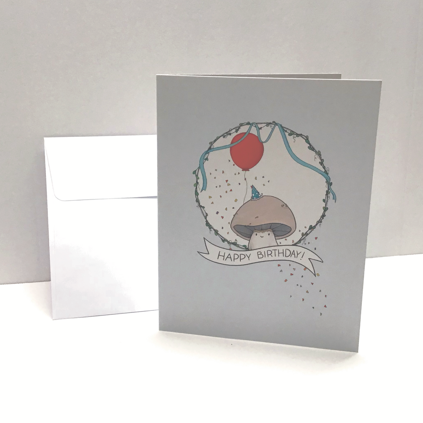 Greeting Card - Happy Birthday Mushroom