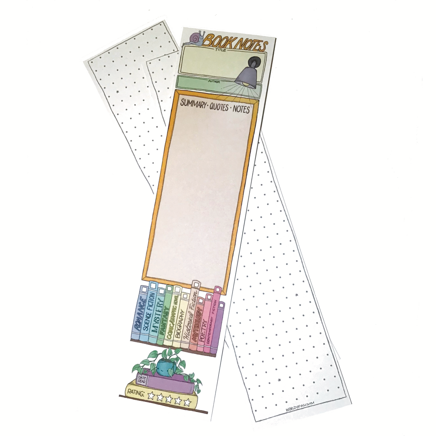 Bookmarks - Book Note Set of 10