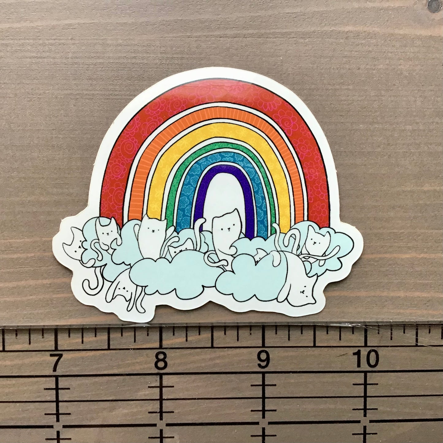 Vinyl Sticker - Kitty Cloud 9