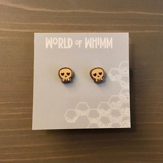 Earrings - Tiny Skulls