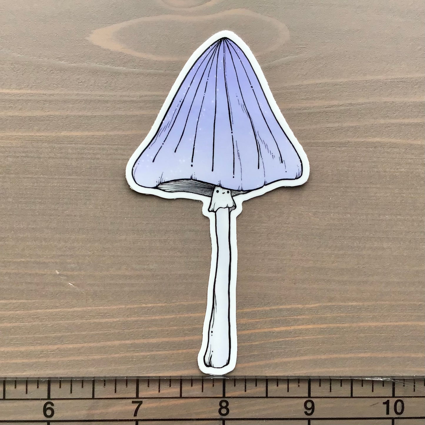 Vinyl Sticker - Purple Mushroom